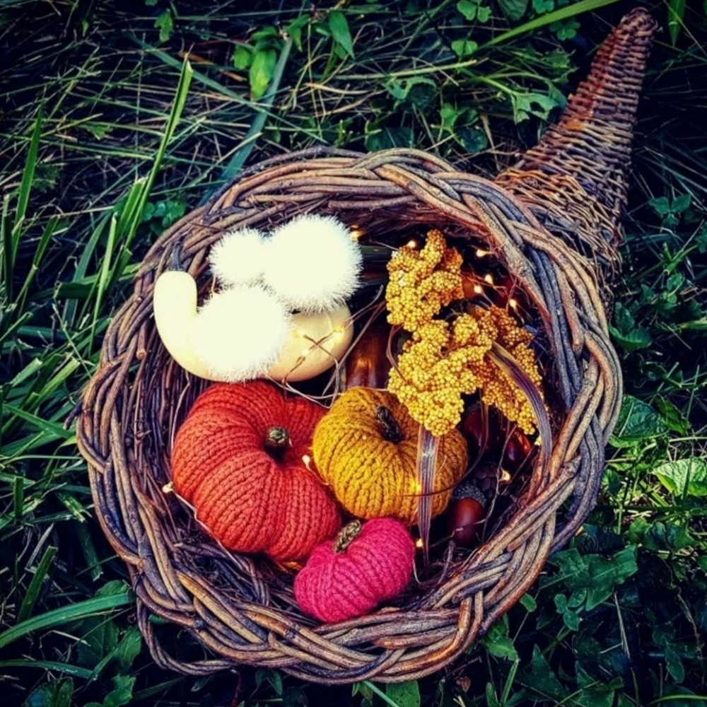 🔥Fall Sale!🔥Handmade Knitted Mini Pumpkin Set - Picture 2 of 3
